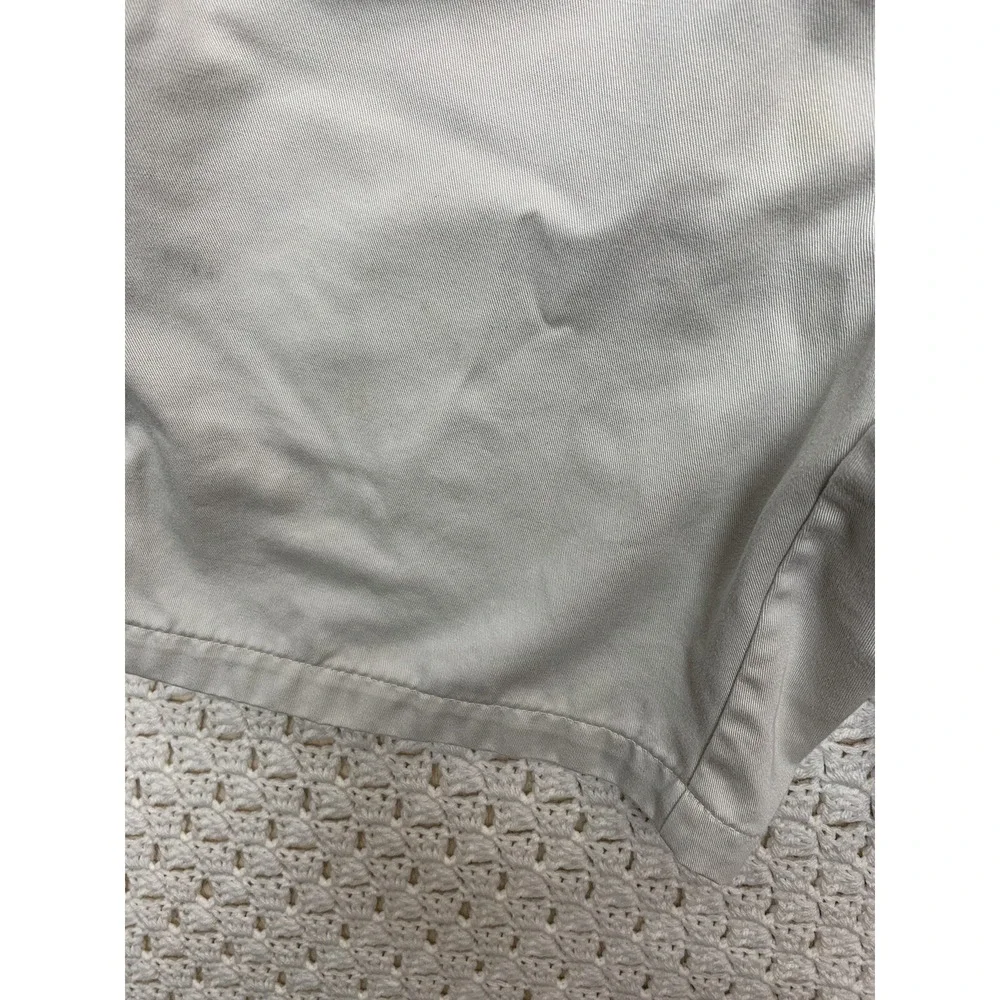 Nike Chino Shorts Mens Tag 34 Approx 32X9 Beige Pleated Front cotton‎ 192213